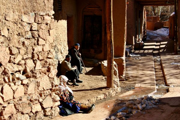 سالمندان در ابیانه ایران