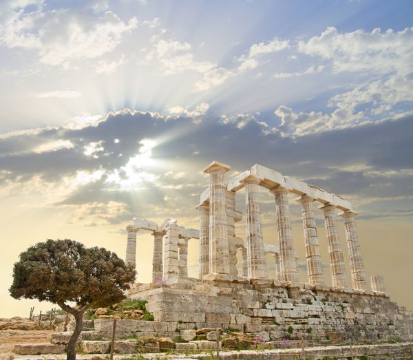 معبد پوزیدون یونان