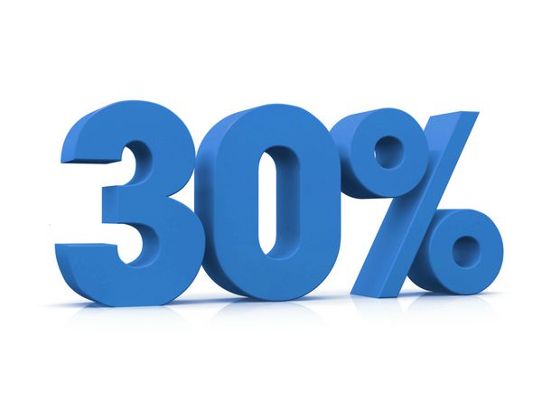 درصد 30٪