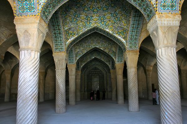 نمای داخلی مسجد ریجنت شیراس ایران