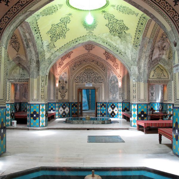 حمام تاریخی سلطان امیر احمد کاشان ایران