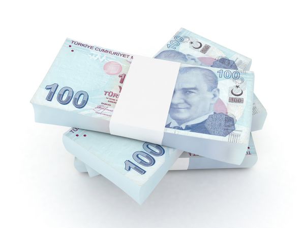 اسکناس 100 لیر ترکیه به صورت سه بعدی ارائه شده است