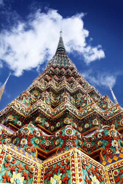 Stu-pa از Wat Arun تایلند آسیای جنوب شرقی