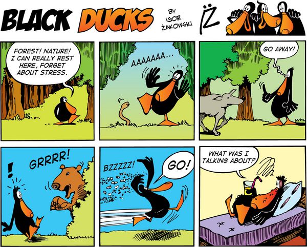 اردک های سیاه کمیک استریپ قسمت 58