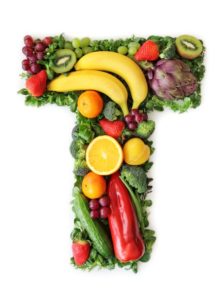 الفبای میوه و سبزیجات - حرف T