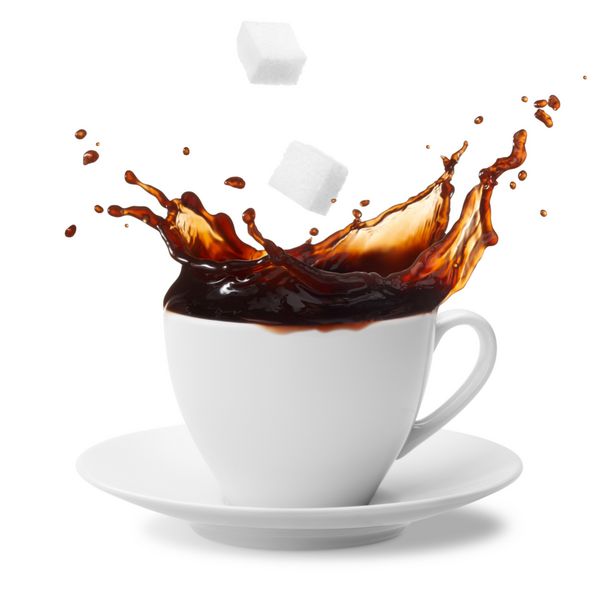 ریختن حبه قند در قهوه باعث ایجاد آب و هوا می شود