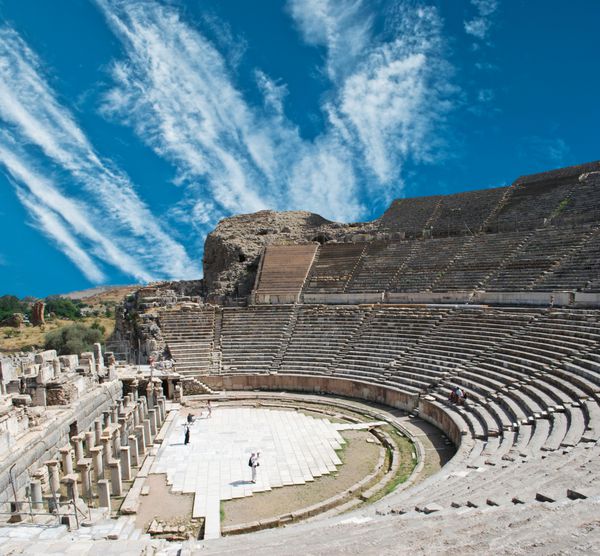 آمفی تئاتر Coliseum در افسوس Efes ترکیه آسیا