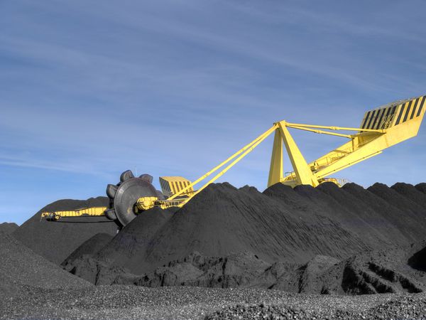 استکر- بازیابی در ترمینال زغال سنگ در بندر