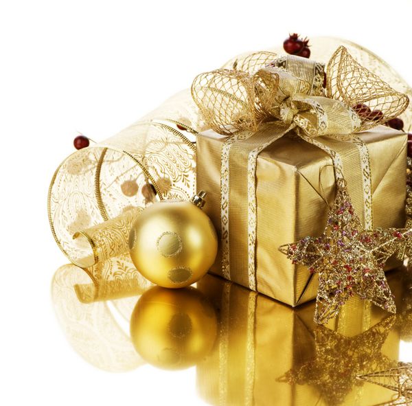 جعبه هدیه کریسمس و تزئینات