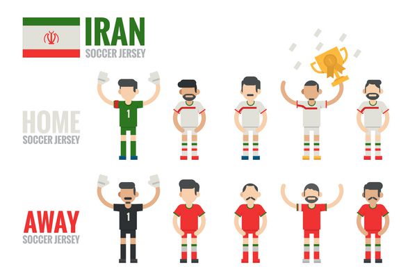 نمادهای تخت تیم فوتبال ایران