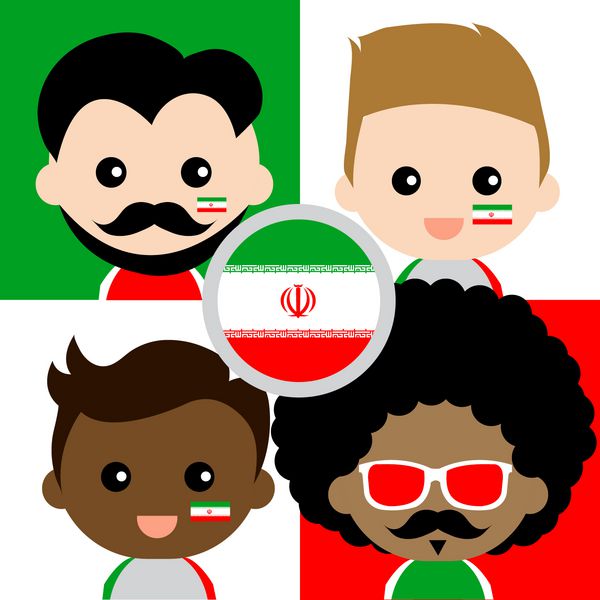 گروهی از هواداران شاد ایران