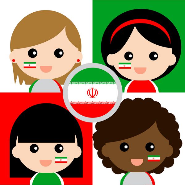 گروهی از هواداران شاد ایران