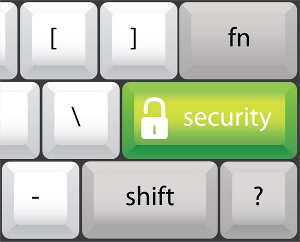 نماد امنیتی تصویر صفحه کلید