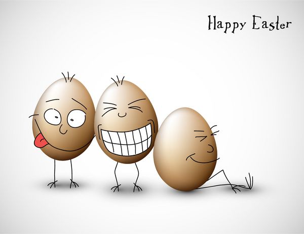 تخم مرغ های خنده دار