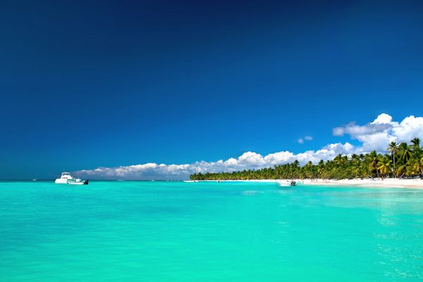 ساحل زیبای کارائیب در جزیره سائونا