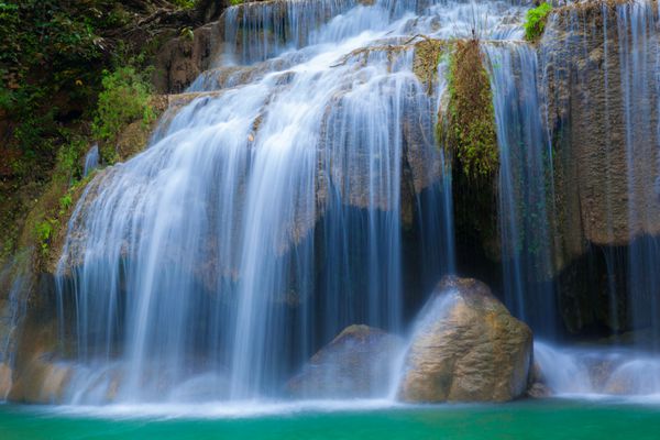 آبشار Erawan کانچانابوری تایلند