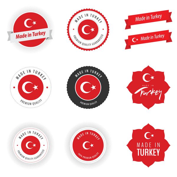 برچسب ها نشان ها و برچسب های ساخت ترکیه