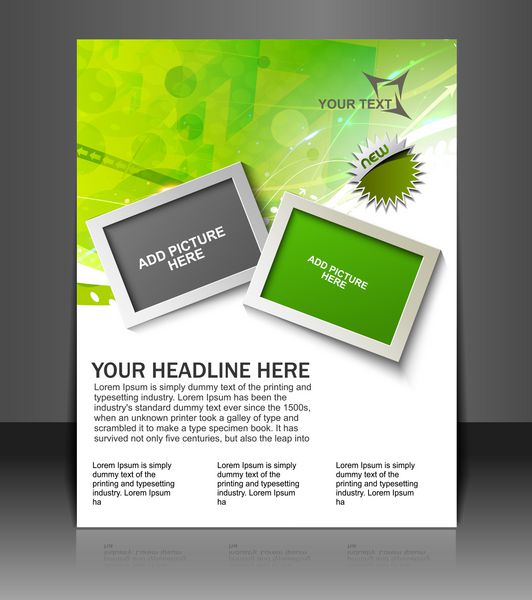 بروشور تجاری بروشور قالب پوستر جلد مجله