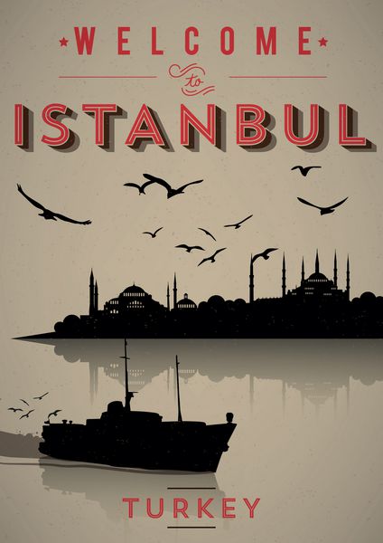 پوستر قدیمی استانبول