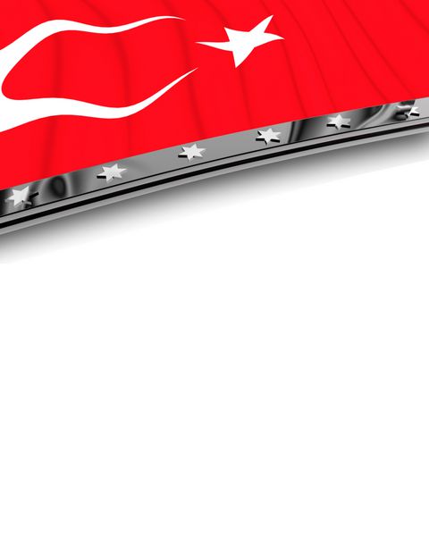 المان طراحی پرچم ترکیه