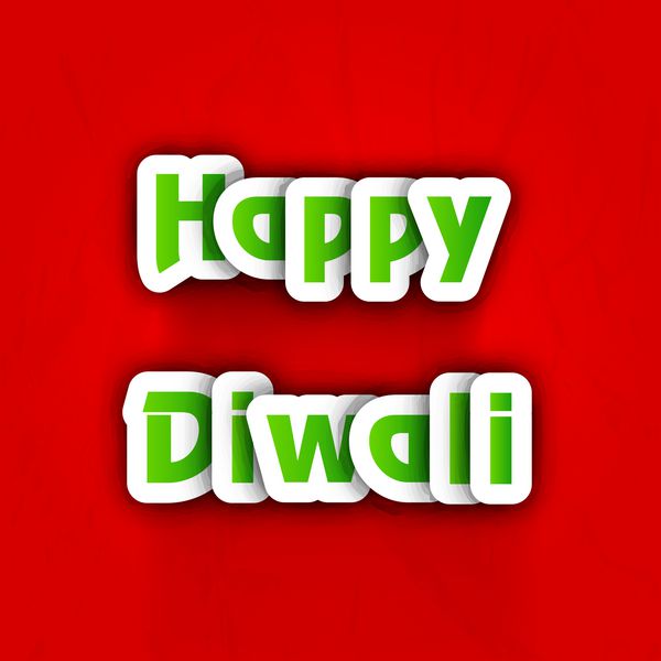 برچسب برچسب یا برچسب جشنواره هندی مبارک دیوالی در پس زمینه قرمز روشن