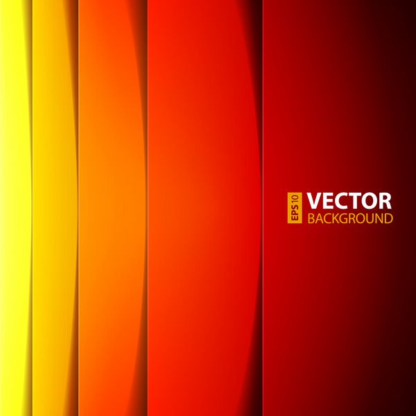 انتزاعی قرمز نارنجی و زرد مستطیل شکل پس زمینه وکتور RGB