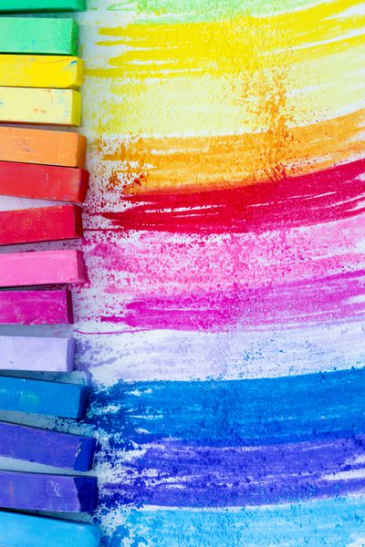 پاستیل های گچی رنگارنگ - آموزش هنر خلاقیت بازگشت به مدرسه