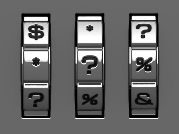 نمادها از الفبای قفل ترکیبی
