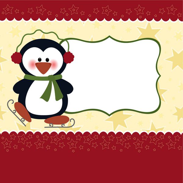 الگوی خالی برای کارت تبریک کریسمس کارت پستال یا قاب عکس 