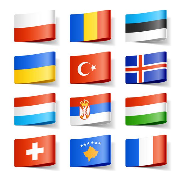 پرچم های جهان اروپا بردار