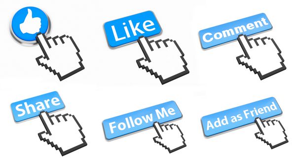 نشانگر موس به شکل دست انگشت شست بالا مانند فیس بوک تصویر دکمه نماد نماد سه بعدی اشتراک گذاری رسانه های اجتماعی خوب
