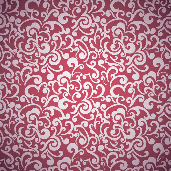 کاغذ دیواری گلدار بدون درز طرح چرخشی زیبا