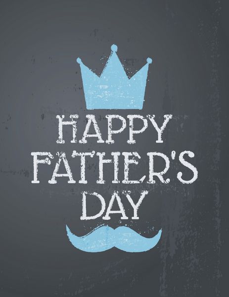 کارت تبریک روز پدر طرح تخته سیاه