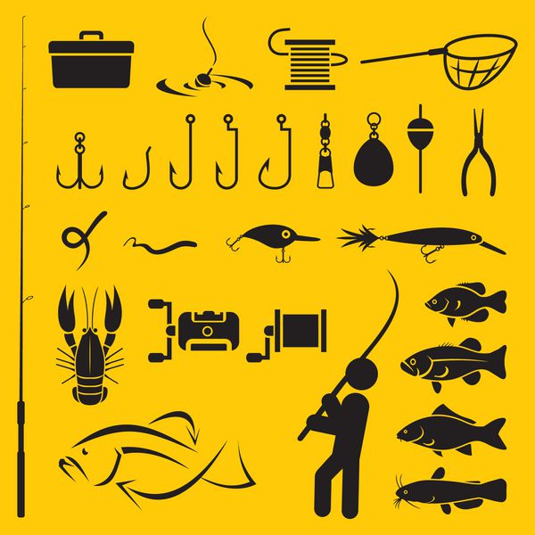 نمادهای ماهیگیری