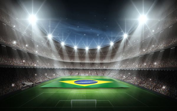 پرچم های استادیوم برزیل