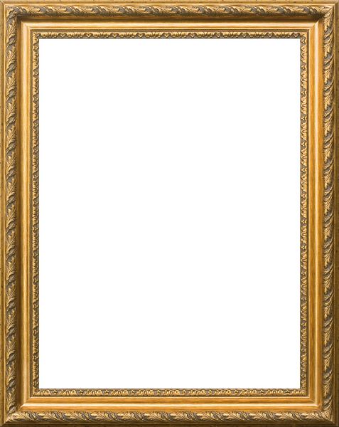 تصویر قاب طلایی با طرح تزئینی