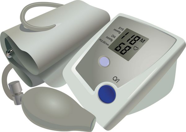 دستگاه پزشکی برای اندازه گیری فشار خون و نبض