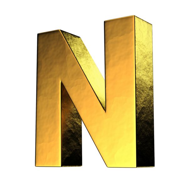 حرف N از الفبای طلایی یک مسیر قطع وجود دارد