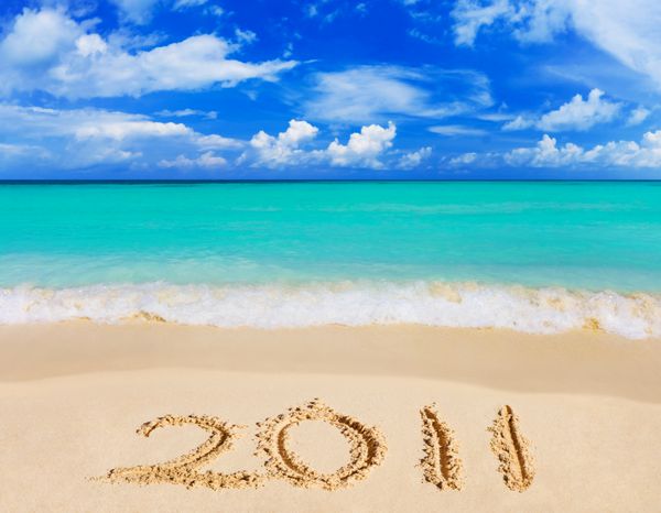 اعداد 2012 در ساحل - مفهوم پس زمینه تعطیلات
