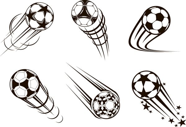 نشان های فوتبال و فوتبال برای طراحی ورزشی و قهرمانی نسخه Jpeg نیز در گالری موجود است