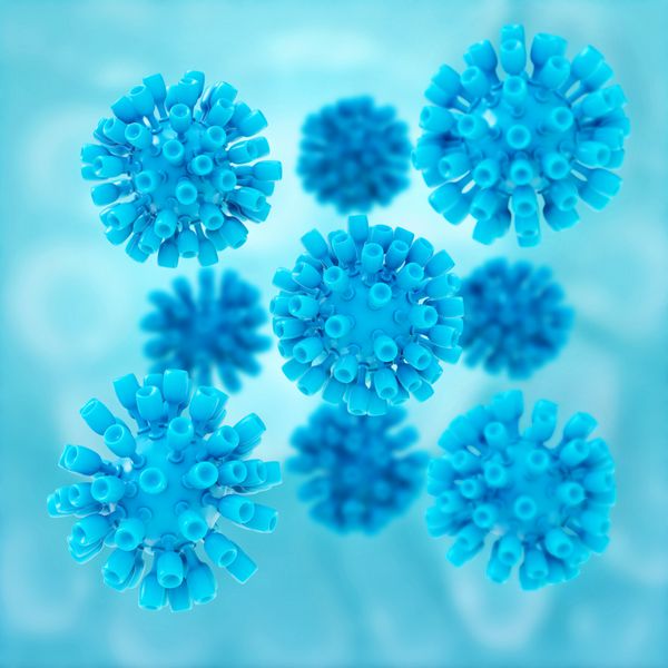 ویروس هپاتیت - تصویر سه بعدی ارائه شده