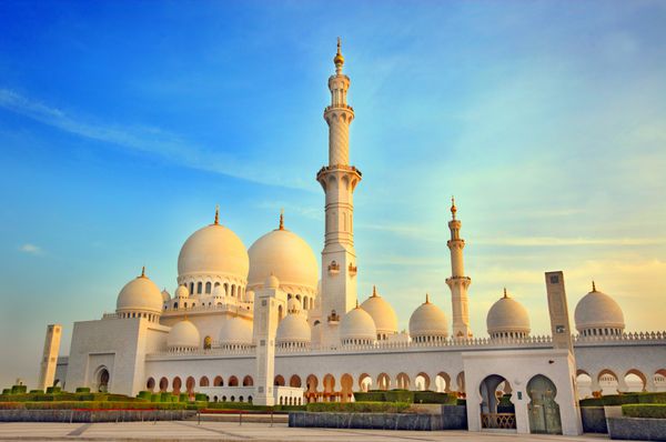 مسجد شیخ زاید ابوظبی امارات خاورمیانه
