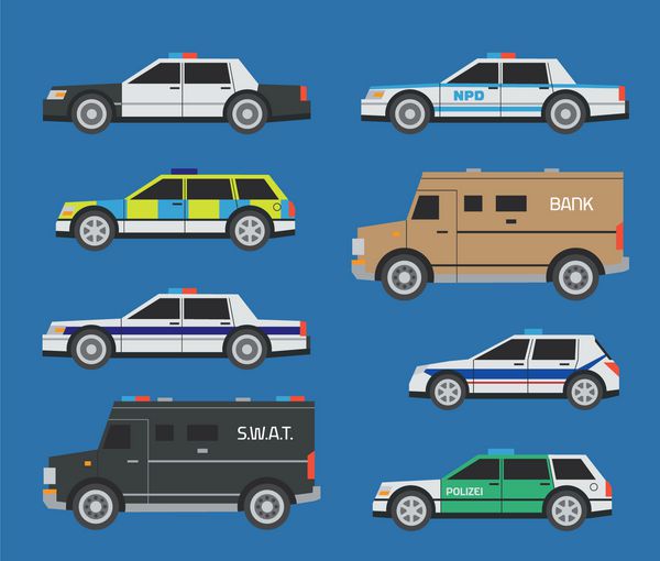 ماشین های پلیس بین المللی