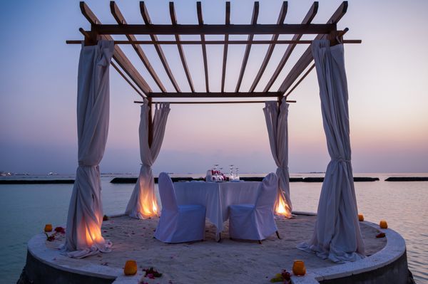 شام رمانتیک مالدیو