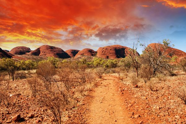 رنگ ها و مناظر زیبای Outback استرالیا