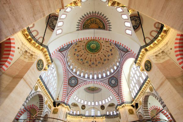 نمای داخلی مسجد سلیمانیه