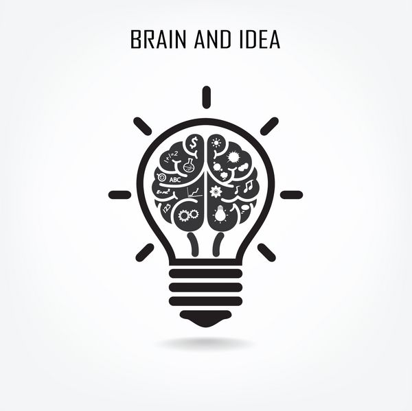 طراحی پس زمینه مفهومی ایده خلاق مغز برای بروشور جلد بروشور پوستر کسب و کار پس زمینه انتزاعی وکتور