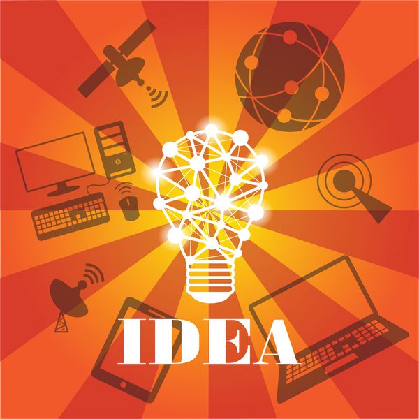 ایده و فناوری خلاقانه نور