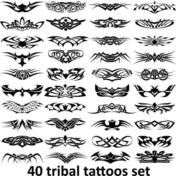 ست 40 تاتو قبیله ای