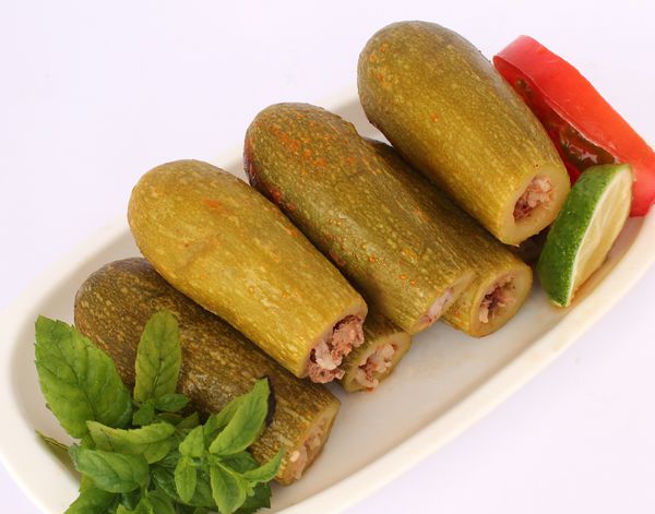 غذای لبنانی - کدو سبز پخته شده